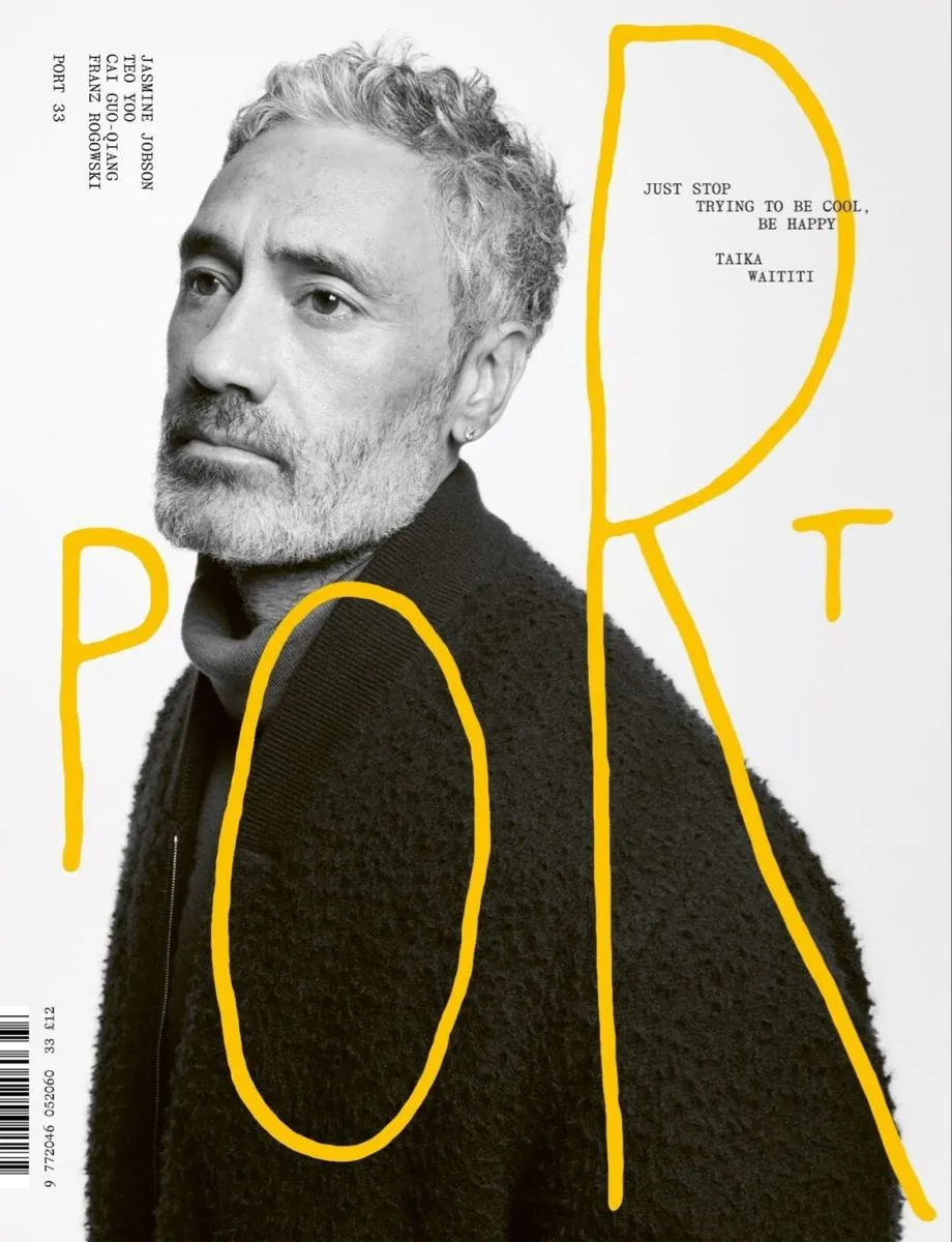 Magazine style cover with yellow handwritten letters